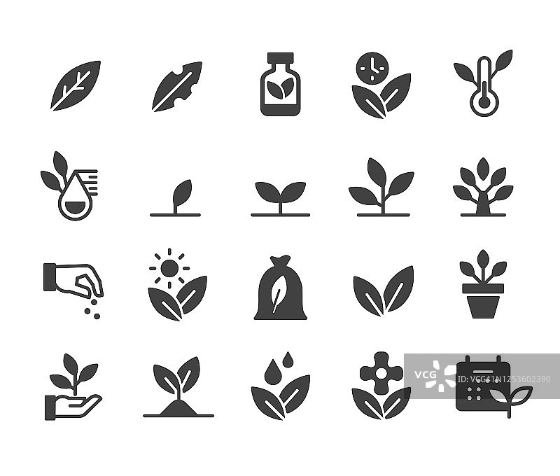 植物图标-经典系列图片素材