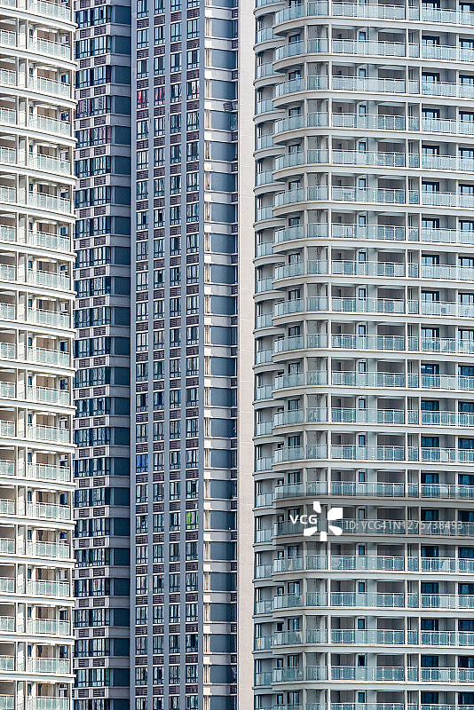 中国的住宅摩天大楼图片素材