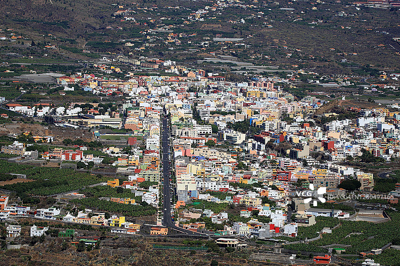 西班牙，加那利群岛，拉帕尔马，洛斯拉诺斯德阿里丹图片素材