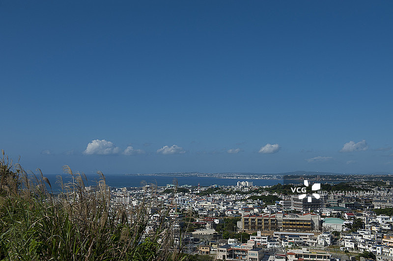 日本冲绳县那霸市和太平洋风光图片素材