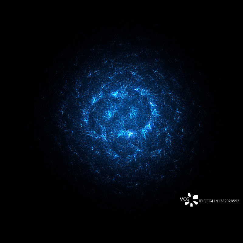 照明分子-抽象数字线艺术图片素材
