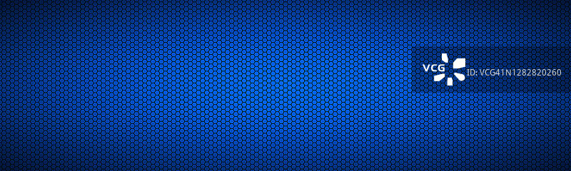 蓝色背景与六边形网格头部。摘要不锈钢横幅。现代创意设计模板。色彩斑斓的矢量图图片素材
