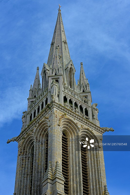 杜阿内斯，新哥特式的Sacré-Coeur教堂图片素材