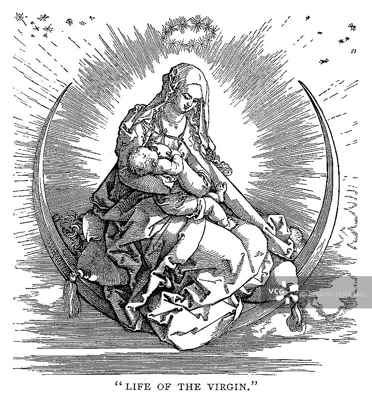 《处女的生活》Albrecht Dürer图片素材