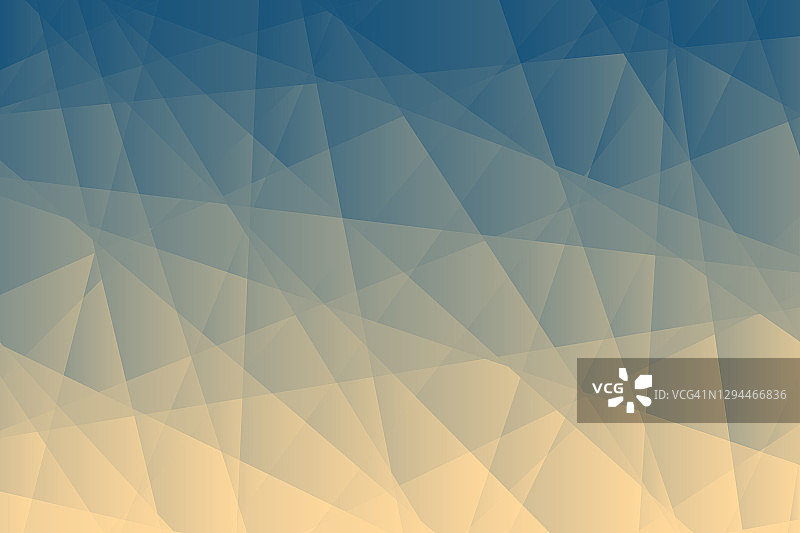 抽象几何背景-多边形马赛克与蓝色梯度图片素材
