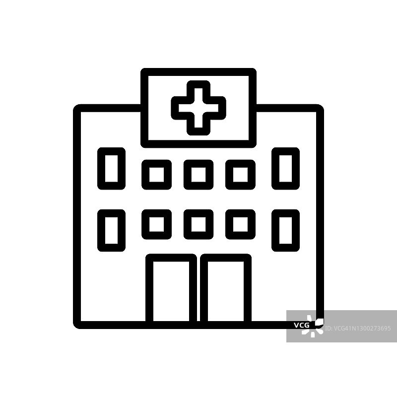 医院图标设计矢量插图模板图片素材