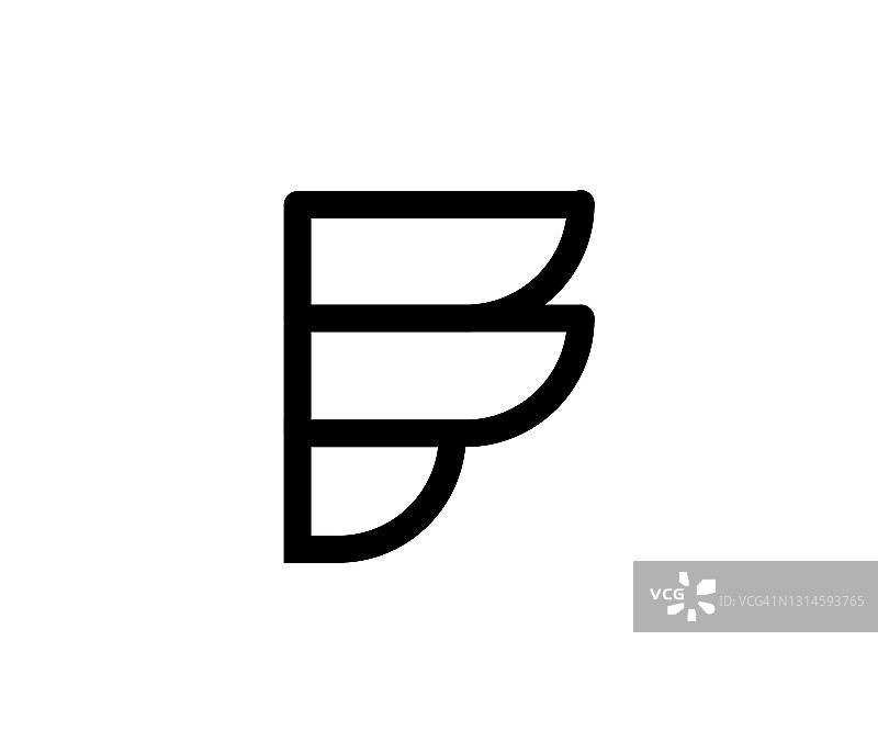 基于F字母的Logo图片素材