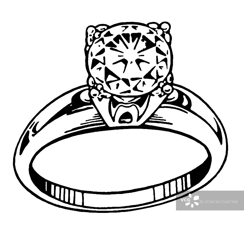 钻石订婚戒指图片素材