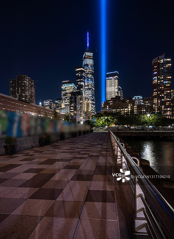 9/11纪念-在光2020致敬图片素材