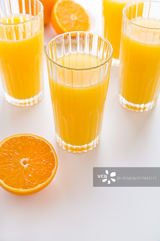 杯装橙汁图片素材