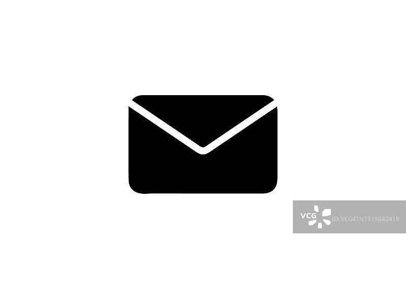 信封电子邮件图标标志矢量插图图片素材