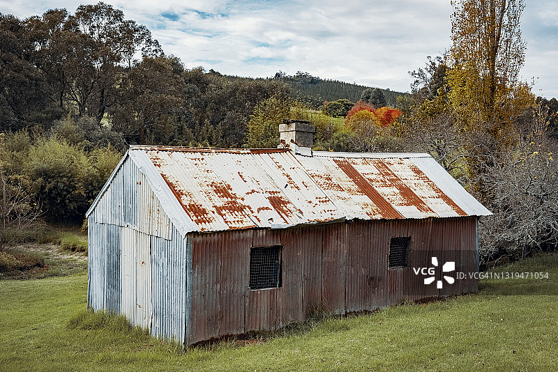 秋天色彩的乡村风景-西澳大利亚图片素材