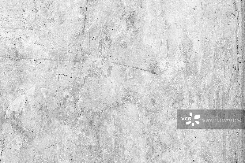 老旧的墙面肌理水泥灰与黑色背景抽象灰和银色设计是浅色与白色背景。图片素材