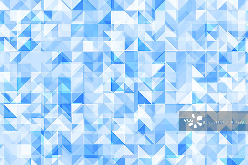 多边形蓝色马赛克背景。抽象低多边形矢量插图。三角形图案，复制空间。模板几何商业设计与三角形的海报，旗帜，卡片，传单图片素材