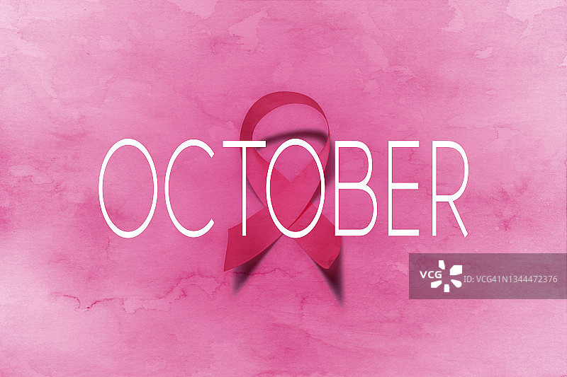 乳腺癌宣传月海报或传单图片素材