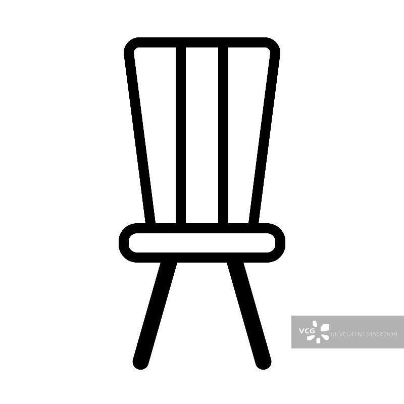 椅子图标矢量设计模板图片素材