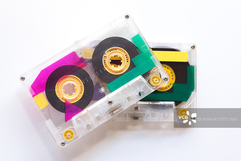 盒式磁带，90年代的混音磁带图片素材