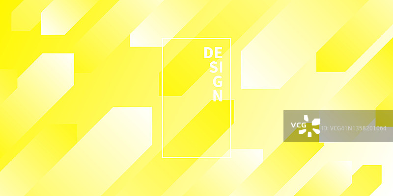 抽象设计与几何形状-时髦的黄色梯度图片素材