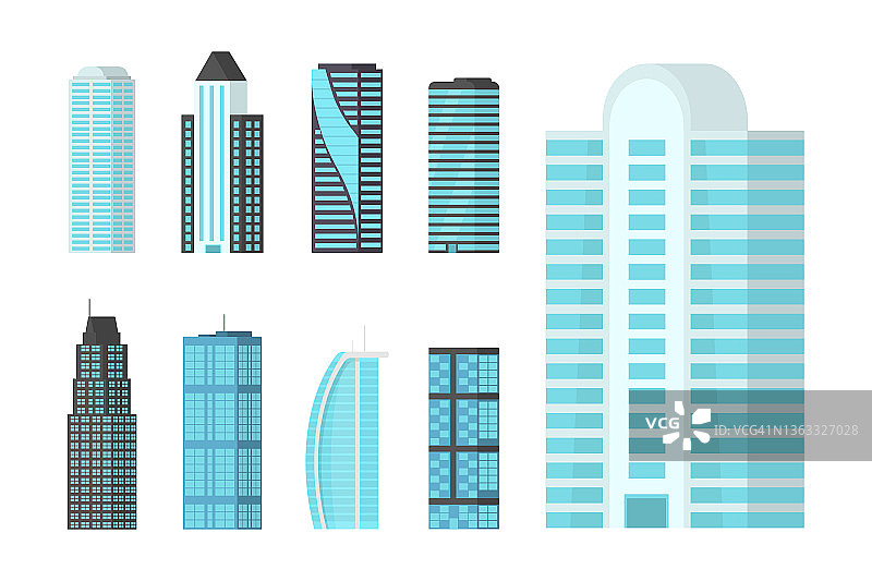 集城市大厦、摩天大楼、商务办公于一体图片素材