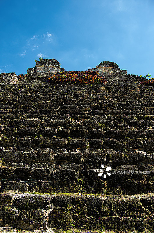 1号楼-猫头鹰神庙，Dzibanche, Quintana Roo，墨西哥图片素材