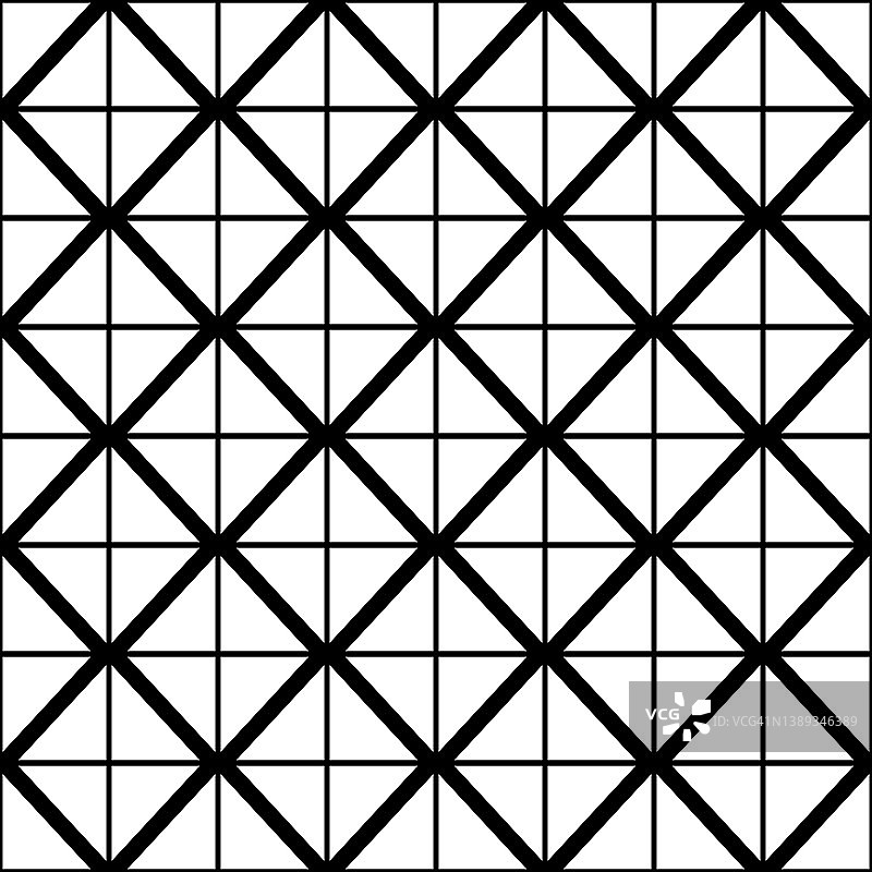 无缝向量模式与条纹，线条。抽象几何网格背景。图片素材