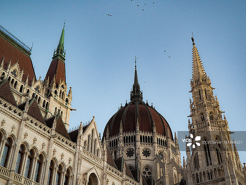 布达佩斯的冬季哀歌图片素材