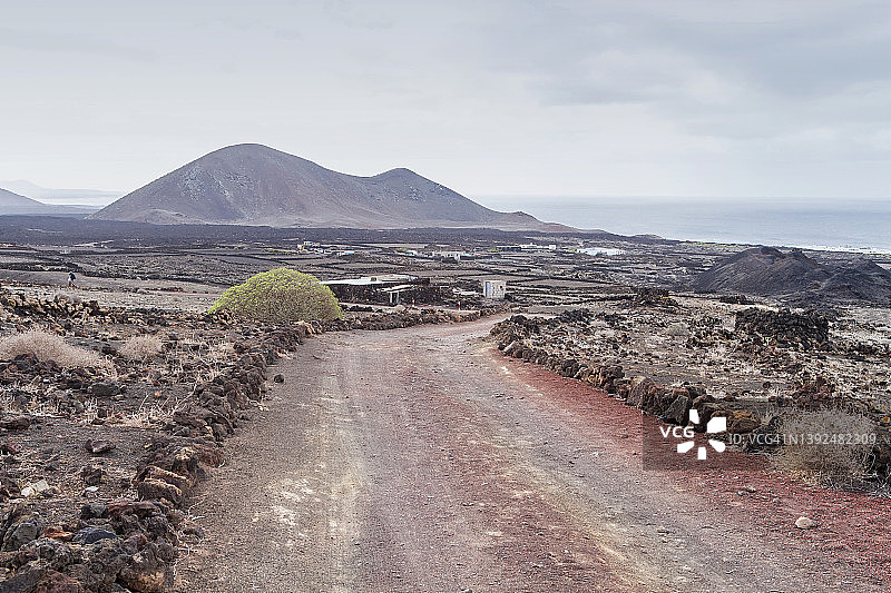 兰萨罗特岛的火山景观图片素材