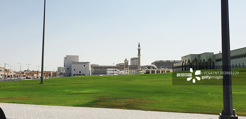 卡塔尔的宫殿图片素材