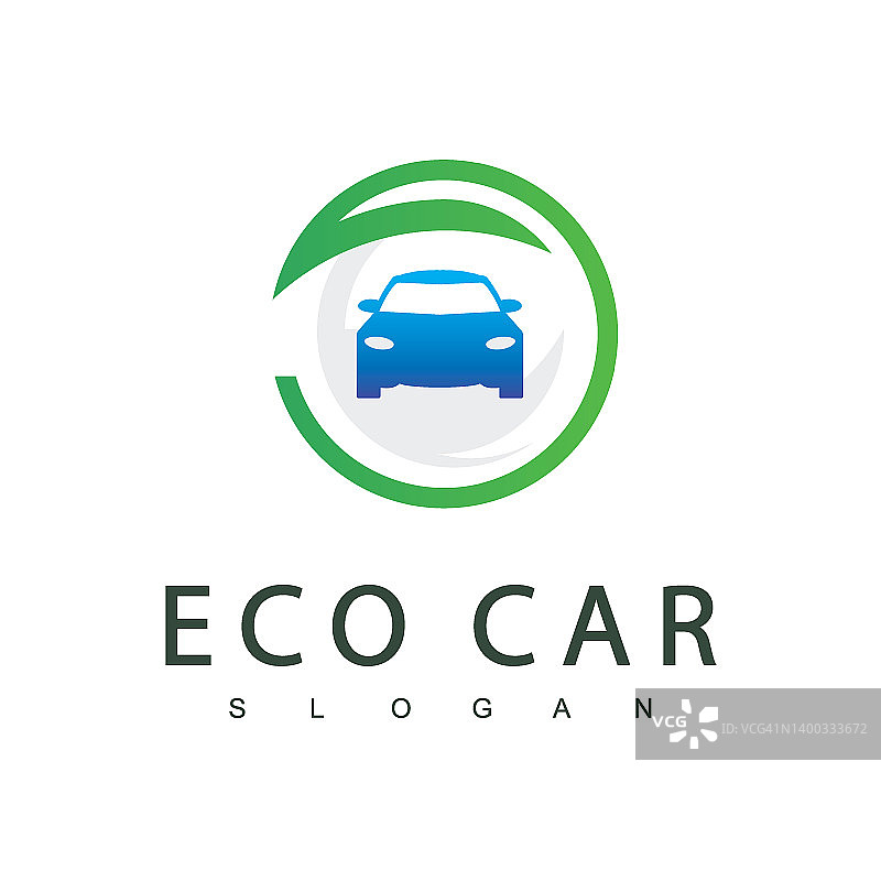 环保汽车标志电动和友好的汽车图标图片素材