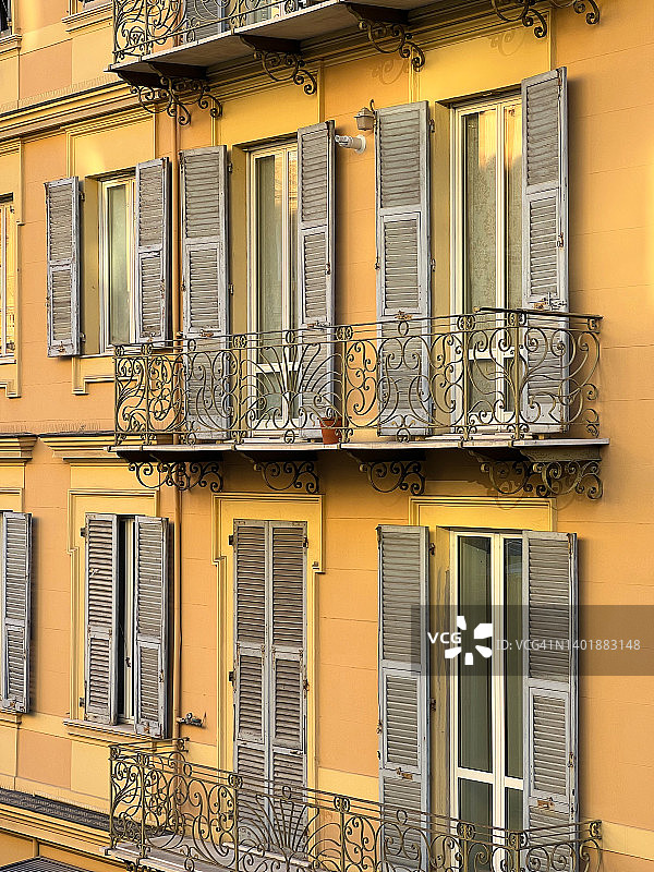 窗户和阳台，意大利图片素材