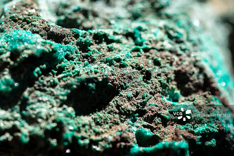 粗糙的蓝绿色的石头图片素材