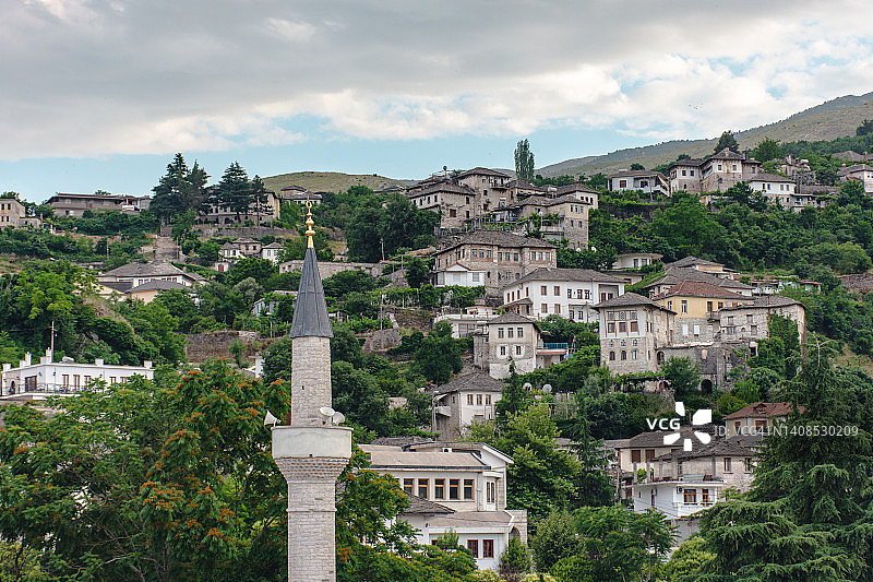 阿尔巴尼亚的吉罗卡斯特镇图片素材