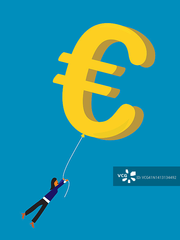 欧元区的通货膨胀图片素材