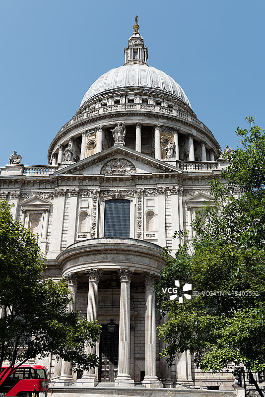 圣保罗大教堂，伦敦，英国图片素材