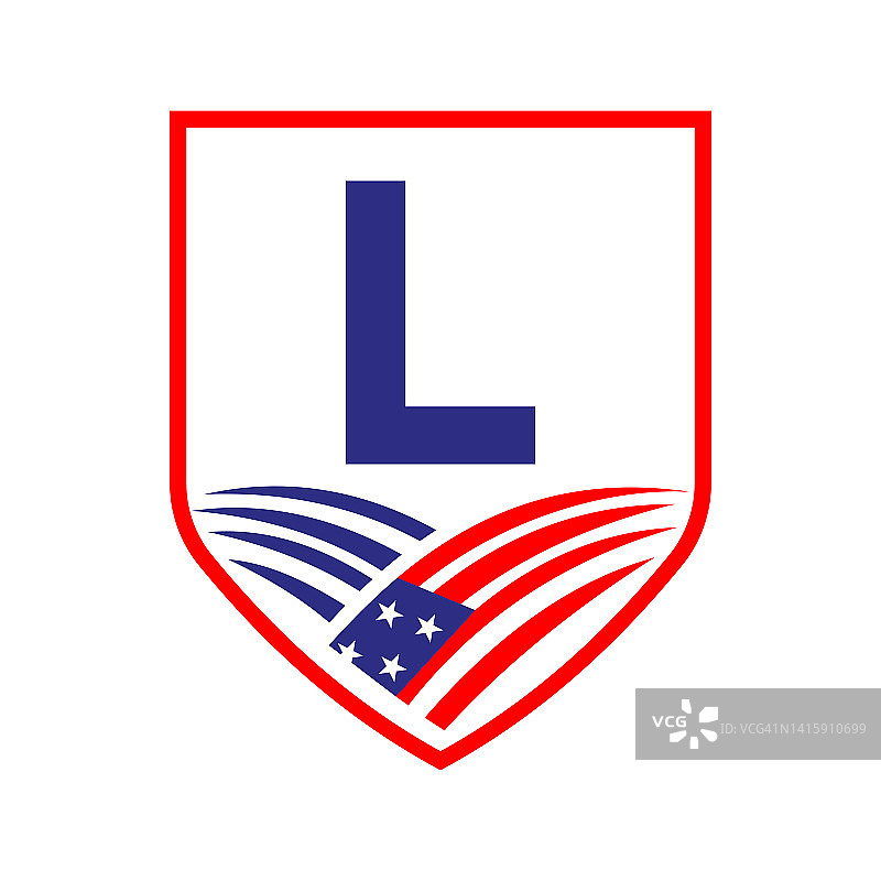 字母L美国农业标志模板。关于字母L概念的美国农业标志图片素材