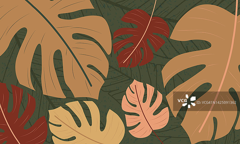 秋叶抽象背景图片素材