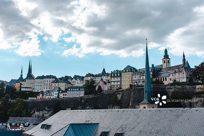 卢森堡城的风景图片素材