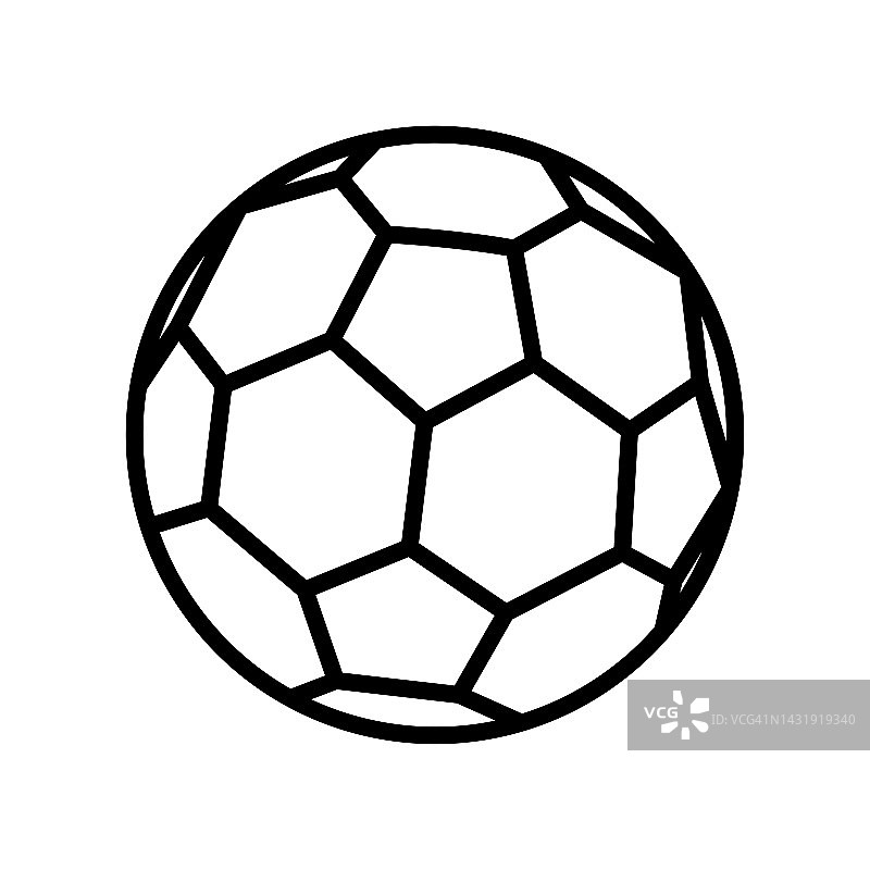 足球图标矢量设计临时[后期白色背景图片素材
