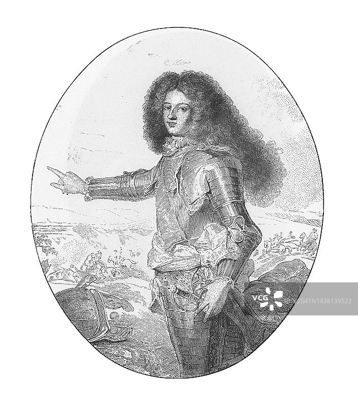 勃艮第公爵路易画像-“小太子”图片素材
