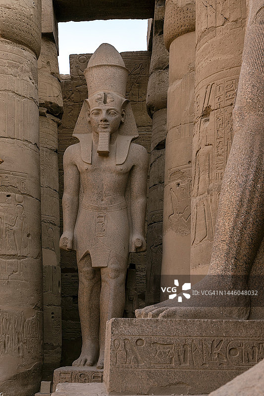 埃及的卢克索神庙图片素材