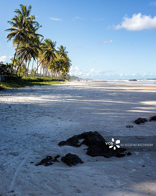 百万富翁海滩是位于巴西巴伊亚州的一个迷人的海滩图片素材