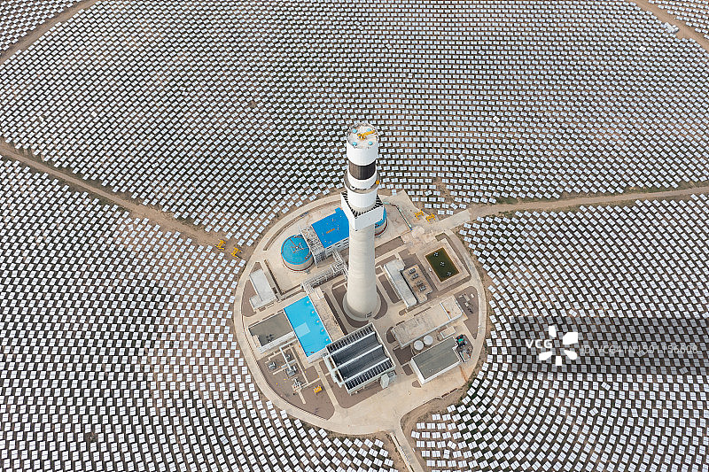 太阳能热电厂图片素材