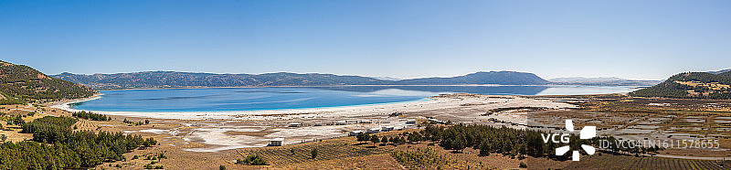 土耳其布尔都尔的萨尔达湖。图片素材