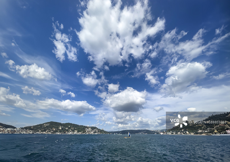博斯普鲁斯海峡，伊斯坦布尔图片素材