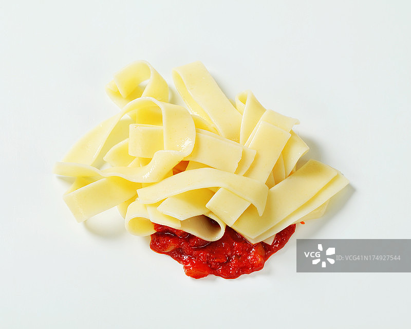 意大利扁面和肉酱图片素材