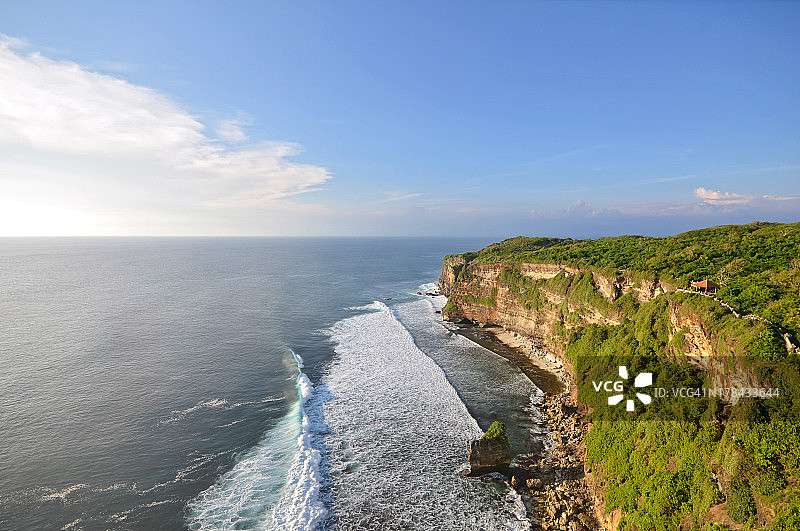 巴厘岛乌鲁瓦图的大悬崖图片素材