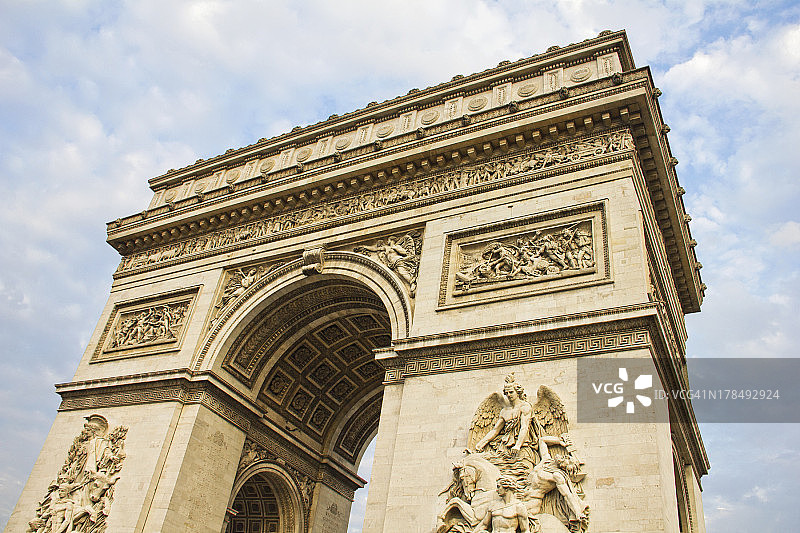 凯旋门，巴黎图片素材
