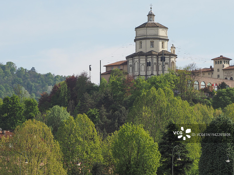 欧洲意大利都灵的卡普契尼教堂图片素材