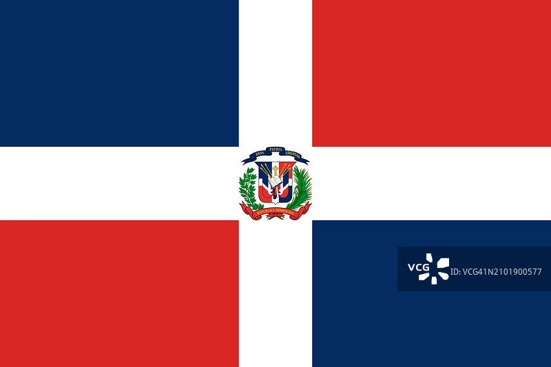 多米尼加共和国国旗图片素材