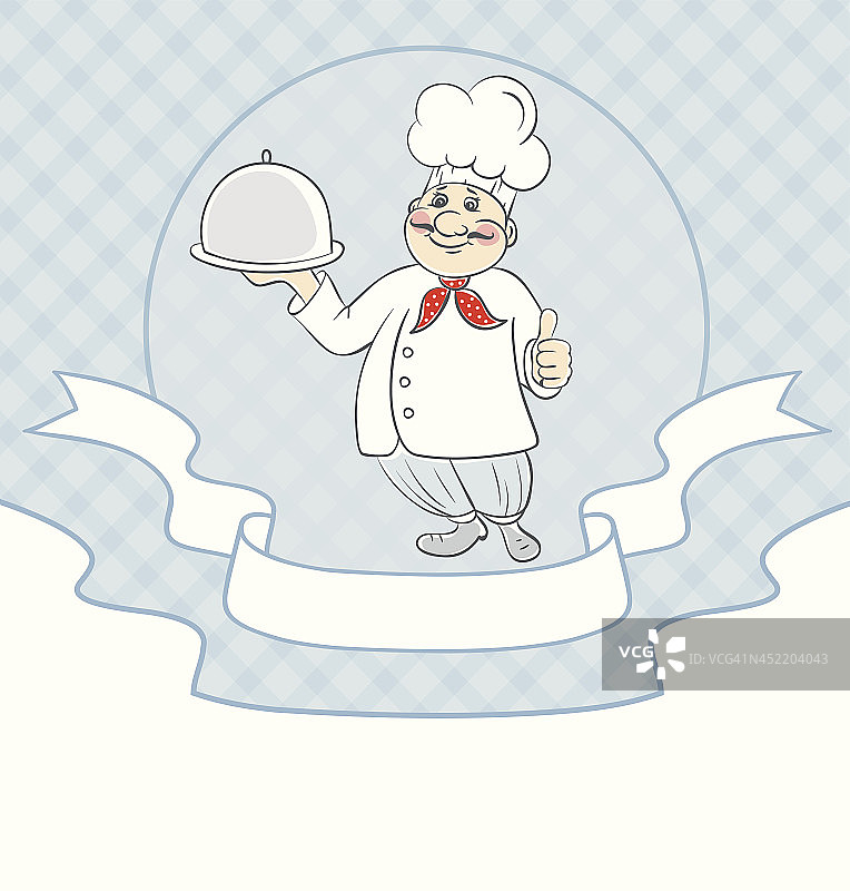 矢量插图厨师厨师男人图片素材